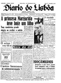 Sexta,  3 de Novembro de 1961 (1ª edição)