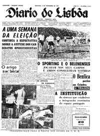 Domingo,  5 de Novembro de 1961 (2ª edição)