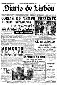 Segunda,  6 de Novembro de 1961