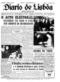 Domingo, 12 de Novembro de 1961 (1ª edição)