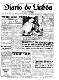 Terça, 14 de Novembro de 1961