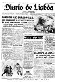 Quinta, 16 de Novembro de 1961