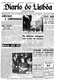 Segunda, 20 de Novembro de 1961 (1ª edição)