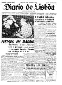 Terça, 21 de Novembro de 1961