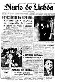 Quarta, 22 de Novembro de 1961 (1ª edição)