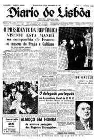 Quarta, 22 de Novembro de 1961 (2ª edição)