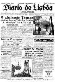 Quinta, 23 de Novembro de 1961 (1ª edição)