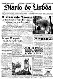 Quinta, 23 de Novembro de 1961 (2ª edição)