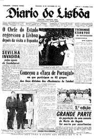 Domingo, 26 de Novembro de 1961 (2ª edição)