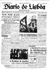 Sábado,  2 de Dezembro de 1961