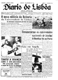 Domingo,  3 de Dezembro de 1961 (1ª edição)