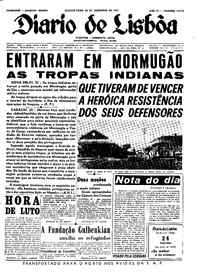 Quarta, 20 de Dezembro de 1961 (2ª edição)