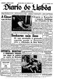 Segunda,  8 de Janeiro de 1962