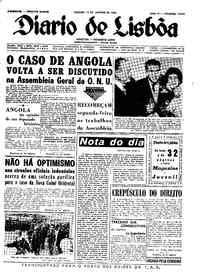 Sábado, 13 de Janeiro de 1962 (1ª edição)