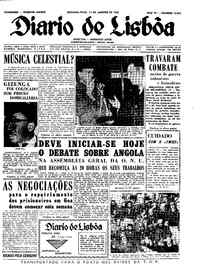 Segunda, 15 de Janeiro de 1962 (1ª edição)