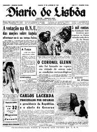 Sábado, 27 de Janeiro de 1962 (2ª edição)