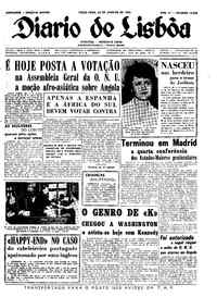 Terça, 30 de Janeiro de 1962 (1ª edição)