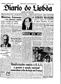 Segunda, 12 de Fevereiro de 1962