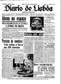 Terça, 20 de Fevereiro de 1962 (1ª edição)