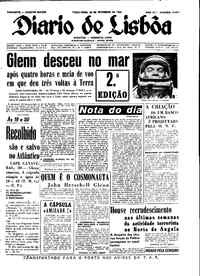 Terça, 20 de Fevereiro de 1962 (2ª edição)