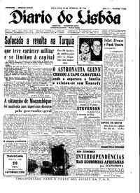 Sexta, 23 de Fevereiro de 1962