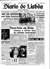 Sábado,  3 de Março de 1962 (1ª edição)