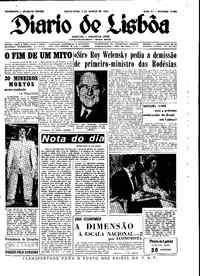 Sexta,  9 de Março de 1962 (1ª edição)