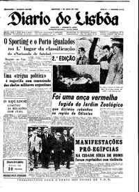 Domingo,  1 de Abril de 1962 (2ª edição)