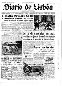 Domingo, 8 de Abril de 1962 (1ª edição)