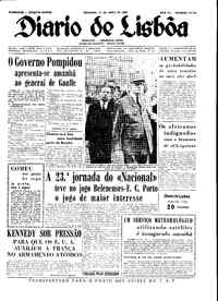 Domingo, 15 de Abril de 1962 (1ª edição)