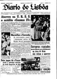 Domingo, 29 de Abril de 1962 (2ª edição)