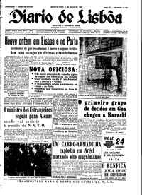 Quarta,  2 de Maio de 1962 (2ª edição)