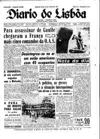 Quarta, 23 de Maio de 1962