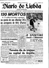 Domingo,  3 de Junho de 1962 (2ª edição)