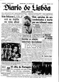 Segunda, 11 de Junho de 1962 (1ª edição)