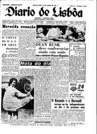 Quarta, 27 de Junho de 1962