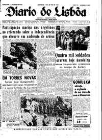 Domingo,  1 de Julho de 1962 (1ª edição)