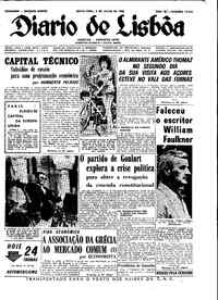 Sexta,  6 de Julho de 1962 (2ª edição)