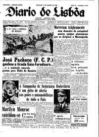 Domingo,  5 de Agosto de 1962 (1ª edição)