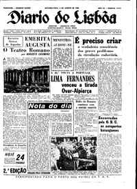 Segunda,  6 de Agosto de 1962 (2ª edição)