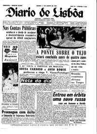 Sábado, 11 de Agosto de 1962 (1ª edição)