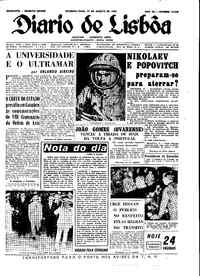 Segunda, 13 de Agosto de 1962