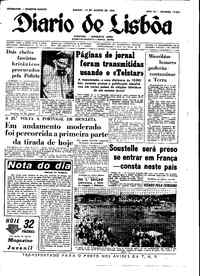 Sábado, 18 de Agosto de 1962 (1ª edição)