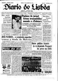 Sábado, 18 de Agosto de 1962 (2ª edição)