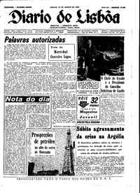 Sábado, 25 de Agosto de 1962 (2ª edição)