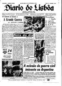 Quinta, 20 de Setembro de 1962