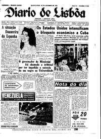 Quarta, 26 de Setembro de 1962 (1ª edição)