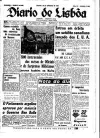 Sábado, 29 de Setembro de 1962 (2ª edição)