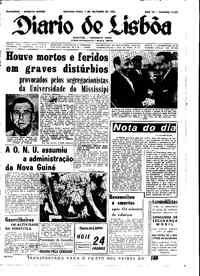 Segunda,  1 de Outubro de 1962 (1ª edição)