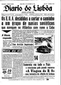 Terça, 23 de Outubro de 1962 (1ª edição)